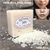 Jabón hecho a mano Mermelada Arroz 65G Control de aceite de leche natural Tratamiento para el cuidado de la piel Baño Ducha Jabones Gota Entrega Salud Belleza Cuerpo Dhdjs