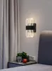 Lampada da parete Camera da letto Comodino Soggiorno TV Sfondo Decorazione Luce creativa Rete di lusso Rosso