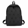 Fashion Dazzle Geometric Bag Axel Bag Creative Personlig ny student Ryggsäck Laser Sports axelväska 081423