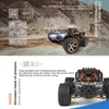 Electric RC Car Wltoys 104018 104019 1 10 RC 4WD With Led Lights 55KM H Remote Control 3660 Brushless Motor Off Road Monster Truck 230731