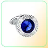 Savoyshi Luxury Mens Shirt Mufflinks High Quality Lawyer Groom Wedding Fine Gift Blue Crystal Cuff Links Brand Designer Jewelry2569685819