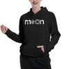 Erkek kapüşonlu sweatshirt Elrond to the Moon Crypto Pamuk Gri Çift İnce Polar Hoodie Sakiller