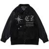 Heren Jassen Y2k Vintage Varsity Jacket Mannen Losse Revers Pilot Bomberjack Baseball Jassen Borduurwerk Terugkeer Vrouwen Jas Hip Hop Streetwear 230731