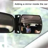 Автомобильные зеркала Автомобильное сиденье задним видом зеркало заднего вида для детских мини -безопасных зеркал. Детское монитор регулируемый автоматический детский младенец Зеркало заднего вида x0801 x0802 x0804