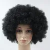 Articoli per feste Parrucca per capelli esplosiva rotonda riccia di Halloween Parrucca per danza cosplay Parrucchino colorato Fan di pagliaccio divertente Acconciatura afro Bambini Adulti