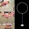 Party Decoration Circle Balloon Arch Frame Stand Round Clip Rings DIY Column Base For Baby Shower Birthday Wedding