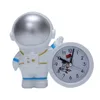 Desk Table Clocks Alarm Clock Astronaut Model Statue Bedroom Bedside Cartoon Sculpture Decoration 230731