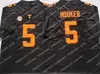 Custom Tennessee Volunteers 7 Joe Milton III 2 Jabari Small 0 Jaylen Wright 1 Witten 5 Hooker 7 Holloway 11 Hyatt 14 Berry 16 Manning Black Bowl Vols Jersey