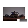 Coffee Tea Sets Chinese Traditional Travel Set Purple Clay Kung Fu Cup Mug Package Ceramic Gift Teapot With Giftbox Drop Delivery Ho Dhpuc