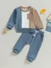 Ensembles de vêtements bébé fille tenues d'hiver veste à capuche chaude pantalon ensemble né