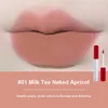 Brillant à lèvres velours Air glaçure mat étanche longue durée brillant à lèvres non marquant rouge à lèvres boue teinte naturelle TSLM1