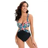 Costumi da bagno da donna Costume da bagno intero Donna Sexy Stampa leopardata Donna Costume da bagno stile europeo Bikini da donna