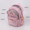 학교 가방 Kawaii Backpack for Girls School Bags 휴대 가능성 방수 십대 대학생 대형 여행 어깨 가방 Mochilas Escolares 230801