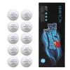 Balles de tennis de table F2TC Sports WhiteOrange Taille officielle 40 mm Three Star Professional 10 packs 230801