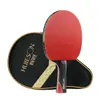 Masa Tenis Raquets Tek Profesyonel Eğitim Karbon Yarasa Raket Ping Ping Pong Fiberrubber Raket Spor Kürekleri 230801