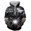 Herren Hoodies Motorrad Motocross Lustige Mode Lange Ärmel 3D-Druck Reißverschluss/Hoodies/Sweatshirts/Jacke/Männer/Frauen Drop