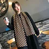 Halsdukar Fashion Spring Wool Scarf Women Luxury Plaid Shawl Ladies Casual Wrap Autumn Travel Dekorera halsdukar 160*20 cm Y23