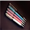 5 stks veel Diamond Crystal Balpennen Capacitieve Stylus Pen 2 in 1 Nieuwigheid Metalen Zakka Touch Balpen Briefpapier Gifts260p