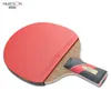 Tischtennisschläger Huieson 6 Star Carbon Fiber Blade Schläger Double Face Noppen im Pingpong Paddle 230801