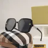 luxe designer zonnebril 2023 New Bajia Fashion Letter Border Gradient Frame Zonnebril 8271
