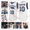 Nevada Wolf Pack Basketball Jersey 23 Michael Folarin 3 Trey Pettigrew 10 Snooky Wigington 11 Nick Davidson 50 Will Baker Nevada Maillots cousus sur mesure pour hommes jeunes