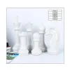Vilead altı parçalı set seramik uluslararası satranç figürinleri yaratıcı Avrupa zanaat ev dekorasyon aksesuarları el yapımı süsleme t238p