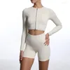 Tute da donna 2 pezzi Set da yoga Sport Tuta da fitness senza cuciture da donna Abiti da allenamento Abbigliamento sportivo Reggiseno sportivo Pantaloncini da donna Tute da ginnastica a costine