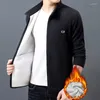 Heren Jassen Mode Herfst Winter Dik Fluwelen Heren Jas Windbreaker Fleece Heren Trend Overjas Slim Fit Casual Jas Kleding