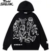 Felpe con cappuccio da uomo Felpe con cappuccio da uomo Streetwear Felpa con cappuccio rosa Felpa con cappuccio grafica divertente Cartoon Autunno Harajuku Anime Pullover con cappuccio Hip Hop Hipster 230731