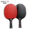 Racchette da ping pong Huieson 3 stelle 5 6 racchette 7 strati gomma di legno brufoli a doppia faccia in ping pong senza palla 230731