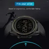 Horloges Mannen Led Digitale Militaire Horloge Man Sport Horloges Outdoor 5Bar Waterdichte Mannelijke Klok Relogio Masculino 6013