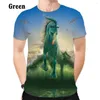 T-shirt da uomo 2023 Moda Uomo Donna T-shirt 3d Stampa Animale Cavallo Creativo Casual Taglie forti XS-5XL