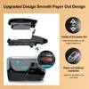 3 inch 80mm Desktop Label Printer Wifi Bluetooth Usb-poort Thermische Barcode Bill Ontvangst Machine 2-in- 1 Originele Auto-cutter Maker