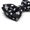 Bow Ties Musical Note slips för män unisex tuxedo party fjäril cravat formell klänning gåva bröllop skjortor affärsmode