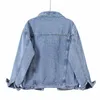 Chaquetas de mujer Primavera Otoño Moda Denim 2023 Mujeres Estilo de estudiante Vintage Blue Jean Versión coreana suelta Ropa de gran tamaño 230731