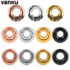 Navel Bell Button Rings Vanku 316L Stainless Steel Punk Round Magnetic Ear Weights Expander Stretcher Plugs Tunnels Gauge Earring Body Piercing Jewelry 230731