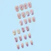 False Nails Faux Fingernails Coffin Fake Square Head Long Length Nail Tips Wearable Manicure Full Cover Ballerina Women