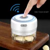 Fruit Vegetable Tools Garlic Chopper Masher Wireless Electric Mincer USB Charging Chili Meat Grinder Kitchen Gadget 230731