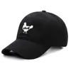 Gorras de béisbol de algodón con bordado de pollo para hombre, gorra de béisbol a la moda para mujer, gorra deportiva con visera, gorra transpirable para exteriores, gota de sol