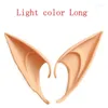 Backs Earrings Party Decoration Fake Latex Ears Fairy Halloween Cosplay Accessories Angel Elven Elf Po Props Adult Kids Toys Supply