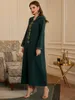 Roupa étnica Muçulmana Abayas Para Mulheres Luz Luxo Dubai Vestido Moda Com Capuz Festa Anual Aniversário Longo Marroquino