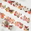Nastri adesivi Scrapbooking originale 2016 Washi Tape PET Paper Wide Flower Farfalla Adesivo adesivo per journaling Materiale fai da te 5cm * 5M 230731