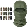 Cyllowe czapki Maski wielokamowe taktyczne BALACLAVA WOJSKA MASA FOLEK MASK CIELU CYKLIKA KLIKOWA Airsoft Hat Hat Camouflage BALACLAVA SCALF 230801