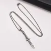 Pendant Necklaces Men's Rock Punk Dagger Waterproof Stainless Steel Hip Hop Stiletto Collar Gift Jewelry
