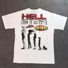 Herr Tshirts Hellstar 100 Cotton Tshirt med Brain Printed High Street 1 Löst passande korta ärmar Lämpliga för både män och kvinnor 230731