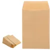 Emballage cadeau 100pcs enveloppes kraft mini paquet pour stocker de petits objets