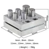修理ツールキットジュエリーディスクカッターパンチセットメタルサークルカットパンチを作成する266z