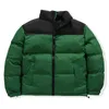 Jaqueta masculina jaqueta puffer clássica estampada casacos esportivos ao ar livre casal bordado casaco de inverno