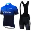 사이클링 저지 세트 투어 ORCE ORCA ORCA ORAN BIKE MAILLOT 반바지 세트 남성 MTB 20D ROPA CICLISTO BIYCLING TSHIRT CLOTHING 230801