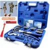 Igeelee Universal 2 in 1 Hydraulic Tube Expander and Flaring Tool Kit for 3 16 1 4 5 16 3 8 1 2 5 8 3 4 7 8インチソフトはCoppe2587を持っています